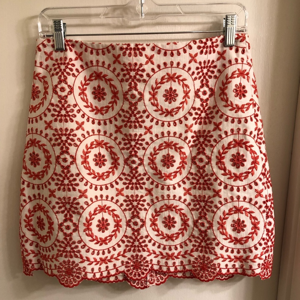 Embroidered Skirt by LOFT - Size 4